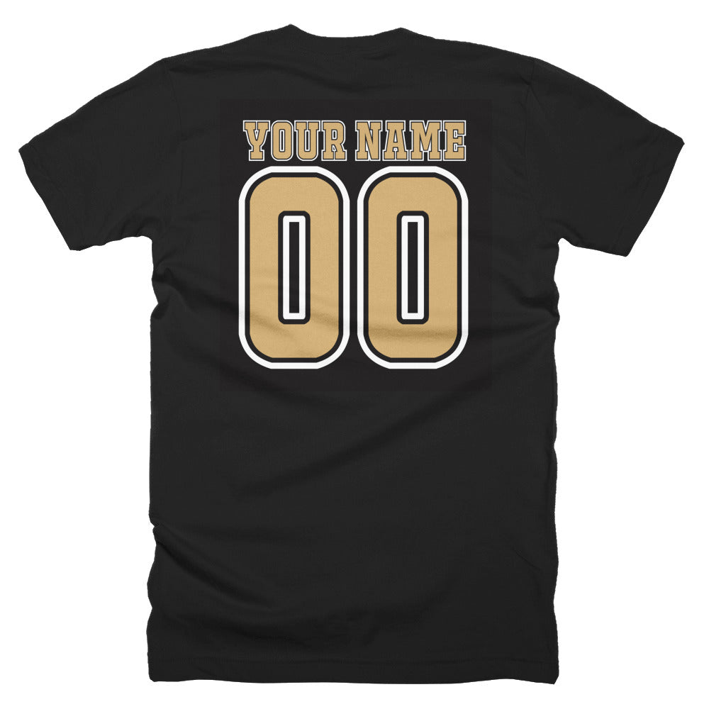 Custom name and Number camouflage New Orleans Saints Short Sleeve